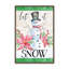 «Let It Snow Snowman» par Nicole DeCamp, reproduction d'art-2095001121-2095001127-2095001132