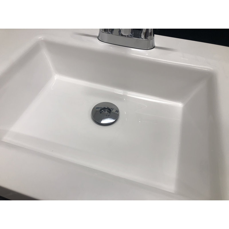 Universal Pop-Up Bathroom Sink Drain, Brushed Nickel