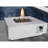 Fiber Reinforced Concrete Propane/Natural Gas Fire Pit Table-1266135254