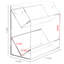 Plastic 28cm H Media Shelves