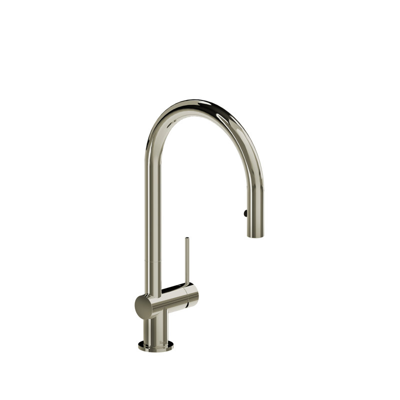 Azure Pull-Down Kitchen Faucet With Single Spray, Polished Nickel