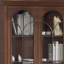 Vitrines en bois massif noisette + verre