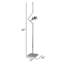Lampe sur pied traditionnelle en nickel 60 po Jaelynne