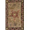 Floral Antique Fan Arc Border American Folk Art Hooked Rug