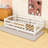 Wood Montessori Floor Bed with Guardrails and Slat Support-1094476962-1094476960