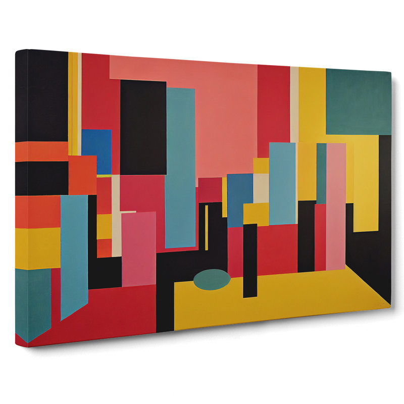 Bauhaus Abstract Vol.5 - Wrapped Canvas Print, 35cm H x 50cm W x 3cm D