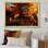 Art africain sur toile, reproduction de danse tribale zoulou - Danses zouloues d'Afrique I