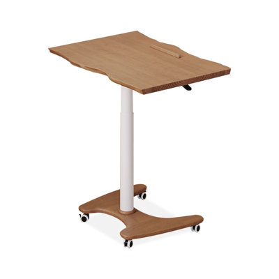 Nut-brown Rectangular Solid Wood Writing desk