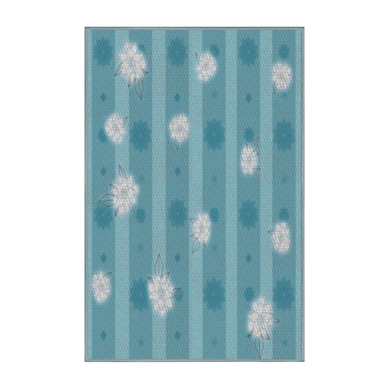 Tapis bleu Iolo, Rectangle 5 pi x 7 pi