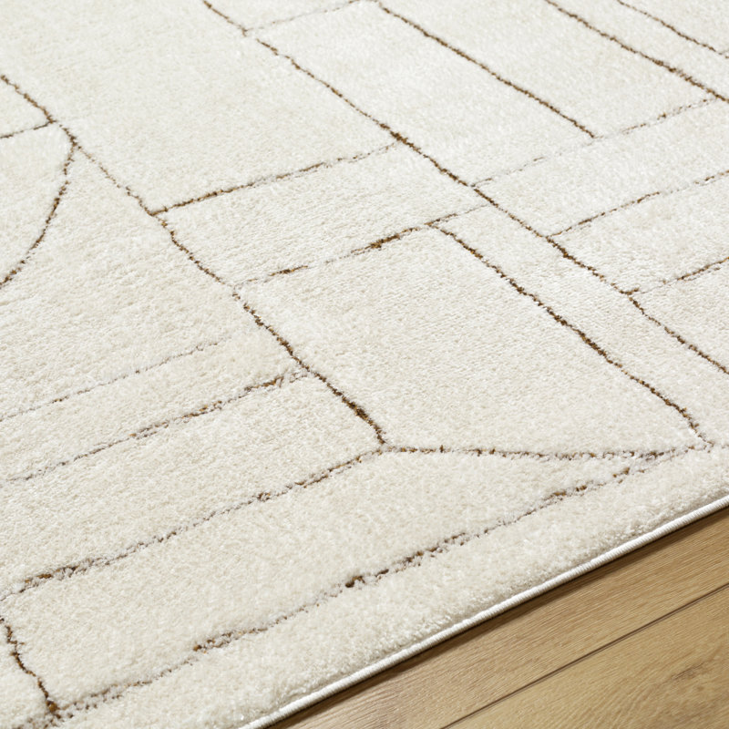 Tapis crème / brun Asfand, Rectangle 7 pi 10 po x 10 pi