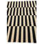 Tapis noir et blanc Jessen
