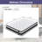 12 Inch Medium Firm Hybrid And Cooling Foam Mattress, Pressure Relief, And Motion Isolation, Mattress In A Box-994542097