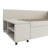 Twin Size L-Shaped Upholstered Platform Bed With Storage And Drawers-874754818