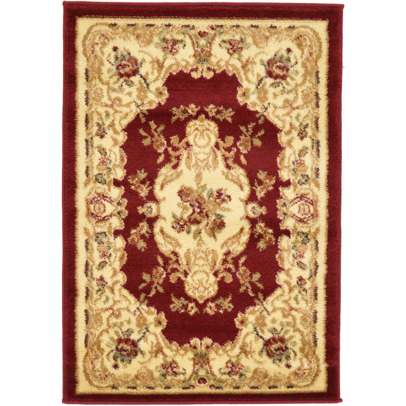 Oriental Area Rug, Rectangle 61 x 91cm