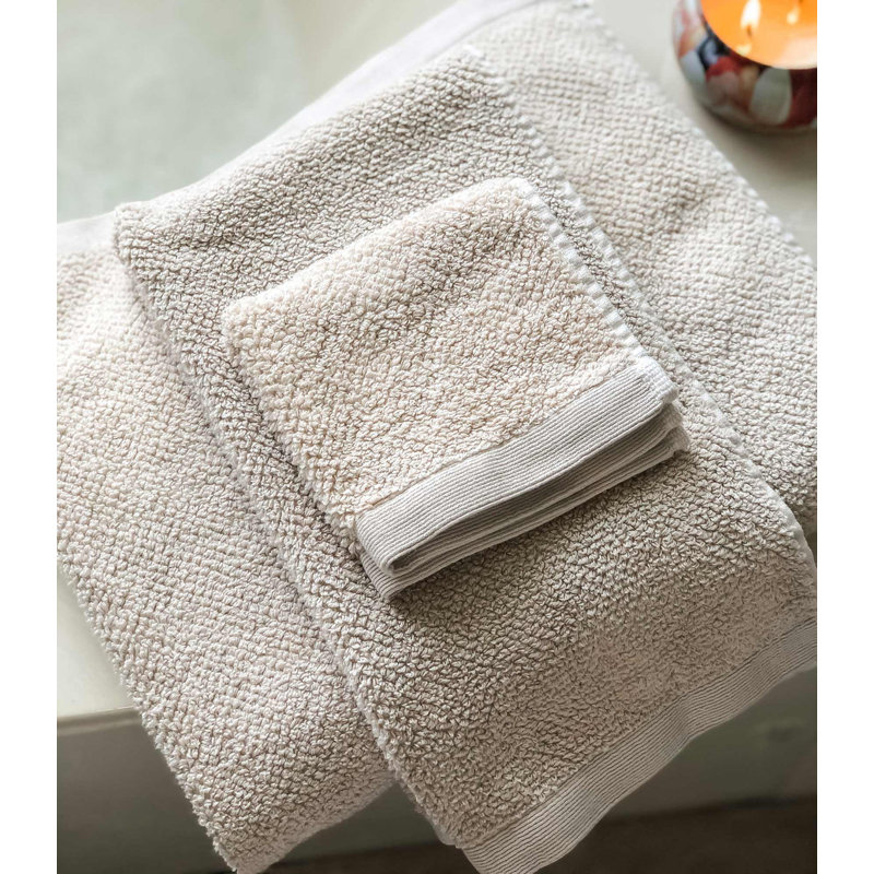 Jubilee Textured Hand Towel, Linen