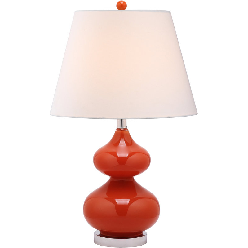 Glass Table Lamp, Blood Orange