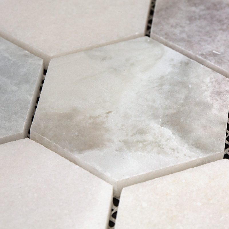 Polished Honeycomb Natural Mosaic Tile