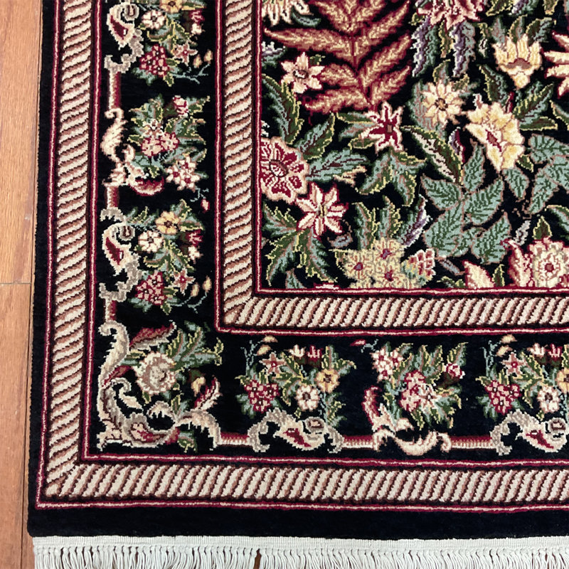  Handmade William Morris Wool Rug
