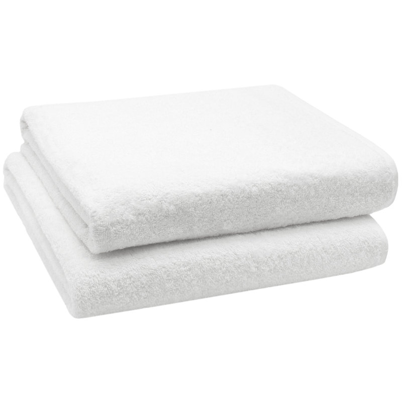 Midweight Bath Sheet, White