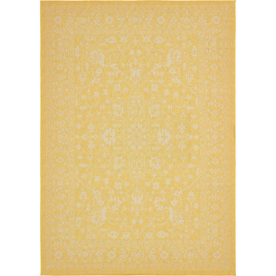 Tapis d'extérieur pour terrasse couleur beurre