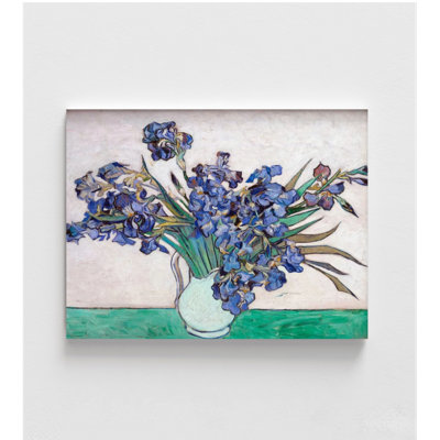 Iris par Vincent Van Gogh, reproduction encadrée de peinture à l'huile Van Gogh, décoration murale florale, Art mural nature, impression de fleurs de Van Gogh, art mural encadré