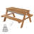 Roba Deluxe 89cm x 85cm Solid Wood Rectangular Sand And Water Table-39359907