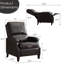 Fauteuil inclinable manuel rembourré en similicuir de 30,3 po de large rembourré pour le salon-213214278