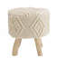 Solid + Manufactured Wood Accent Stool
