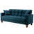 100% polyester bleu sarcelle est en rupture de stock