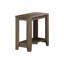 Table de chevet en stratifié taupe pour chambre à coucher ou bureau - Pour une bonne nuit de sommeil - Construction d'extrémité