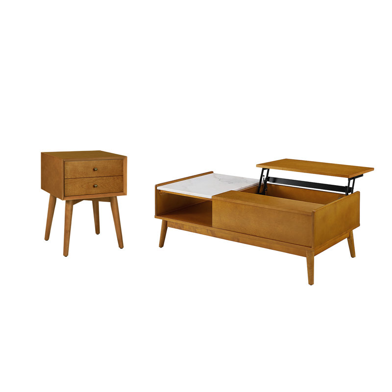 Ensemble de tables basses 2 pièces Honrine
