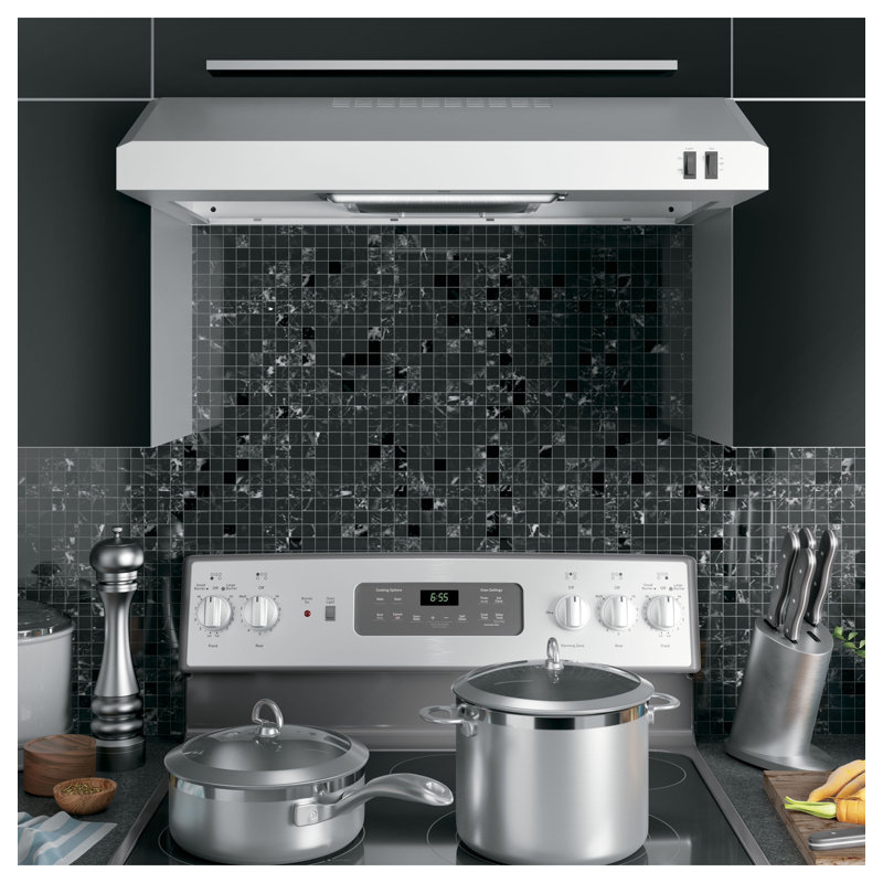 30" 200 CFM Convertible Under Cabinet Range Hood, Stainless Steel