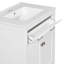 Meuble-lavabo moderne simple avec lavabo en céramique, 2 portes à fermeture douce et 1 tiroir coulissant-736519642-736519643