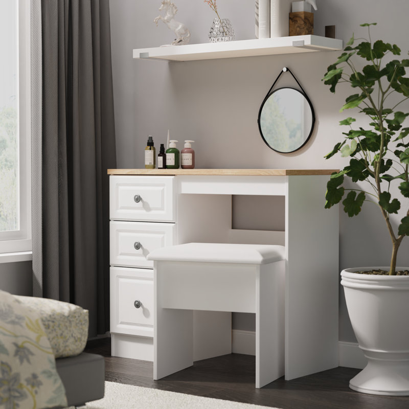 Arin Dressing Table, White