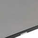 Campblin Outdoor Dining Table in Aluminum and Teak with Stone Top