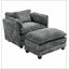 Canapé surdimensionné 55,32 x 39,76 avec repose-pieds portatif, canapé-lit simple Boucle, siège plus large, coussin double profond et accoudoirs épais pour un confort ultime-742692391