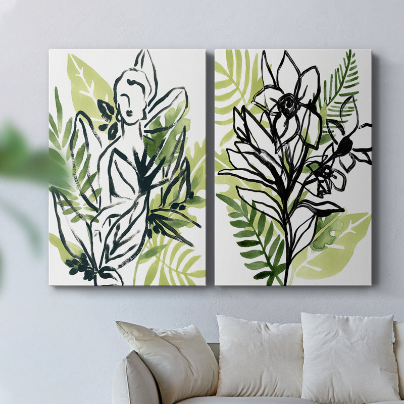 Toile tendue tropicale I-Premium Gallery, H 18 po x l 24 po