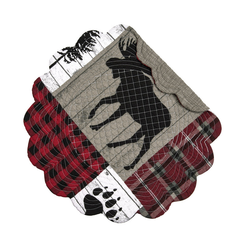 Aleise Cotton Animals/Nature Round Placemat