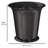 Gaul Metal Open Waste Basket
