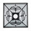 20cm H Glass Square Pendant Shade ( No Direct Attachment Method ) in White