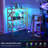 3 Tiers Glass Display Cabinet with LED Lights-1527144731