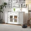 Buffet moderne en bois avec rangement, tablette réglable et tiroir pour la cuisine, la salle à manger et le salon