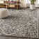 Truman Bohemian Medallion Textured Weave Black/Gray Indoor/Outdoor Rug