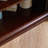 Nut-Brown Solid Wood Freestanding Fireplace