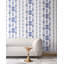 Charlie | Floral Stripe Wallpaper Double Roll-567689338