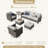Outdoor Furniture With Sofa 6-piece Set-102079212