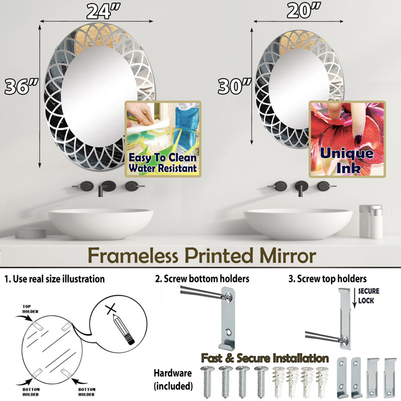 Miroir aquitain, 30 po x 20 po