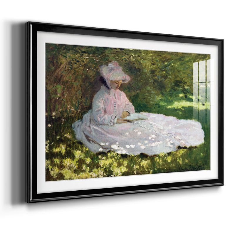 " Monet ", 19" H x 27" W x 1.5" D, Black