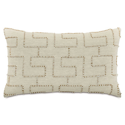 Wren Linen Lumbar Pillow Cover & Insert