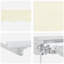 VidaXL Polyester Cover Retractable Patio Awning-125829382-125829372